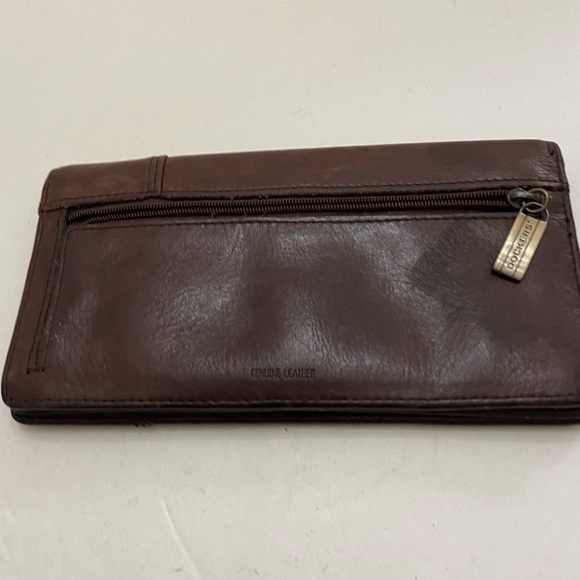 Vintage Dockers, Brown  Genuine Leather Long Wallet - Picture 7 of 12